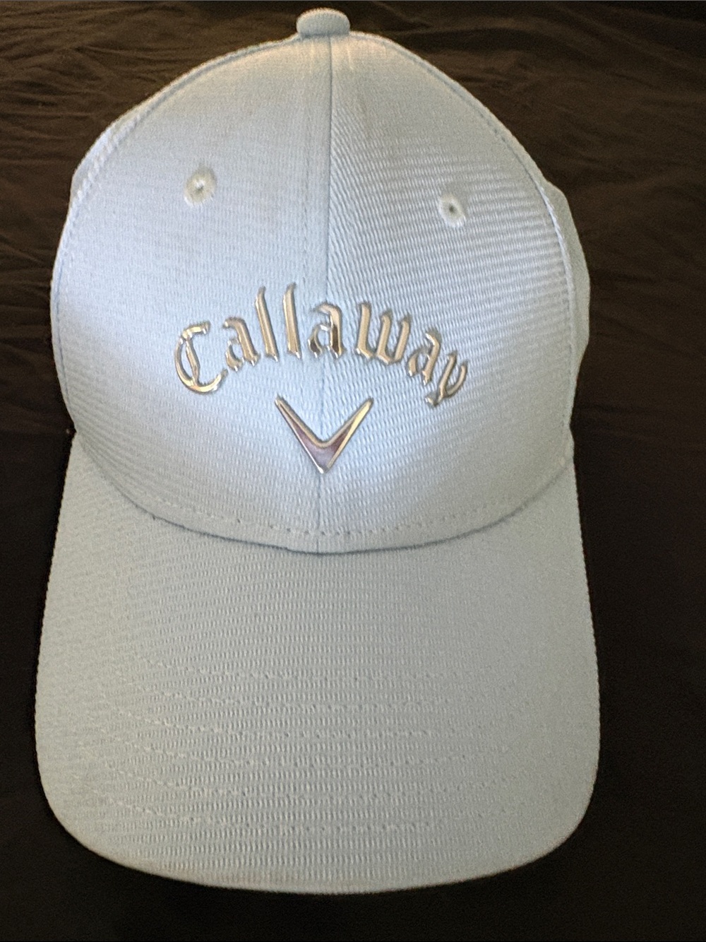 Callaway Women's Pale Blue Embroidered Logo Cap